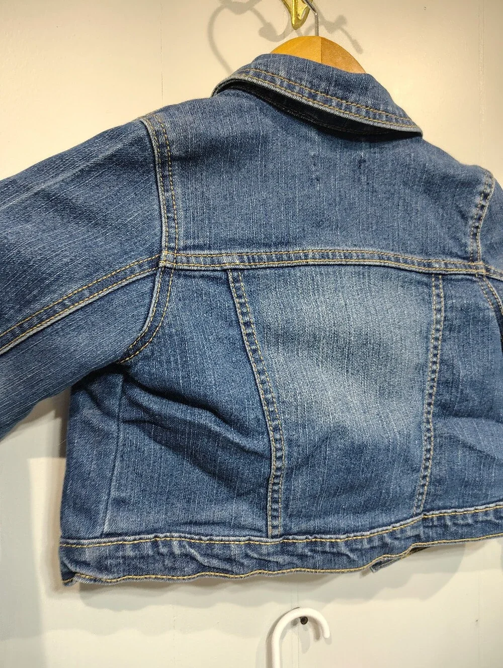 Children's Place Jumping Beans Girls Jackets Size 4 4T Fleece Denim